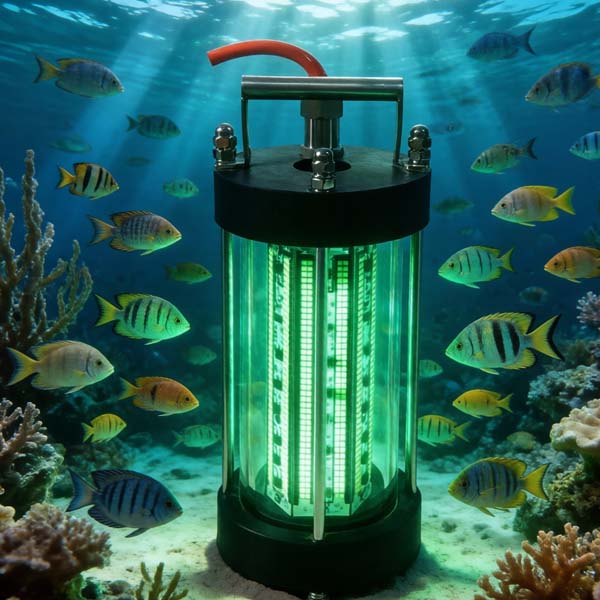 AC 100-240V input green blob fishing light green underwater fishing light RE-UW-02 led fishing lights