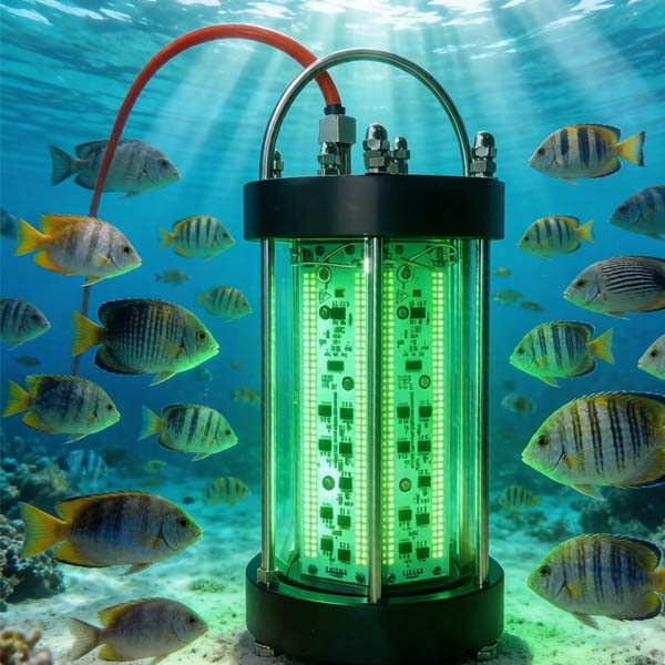 100-240V AC Input green blob underwater light snook light for dock green fish light RE-UW-03