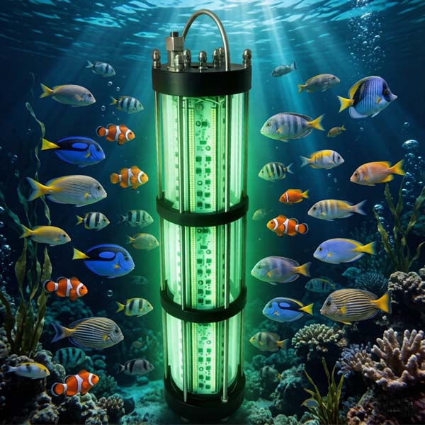 100-240V AC Input best submersible green fishing light green underwater dock lights underwater fish lights for docks RE-UW-05 
