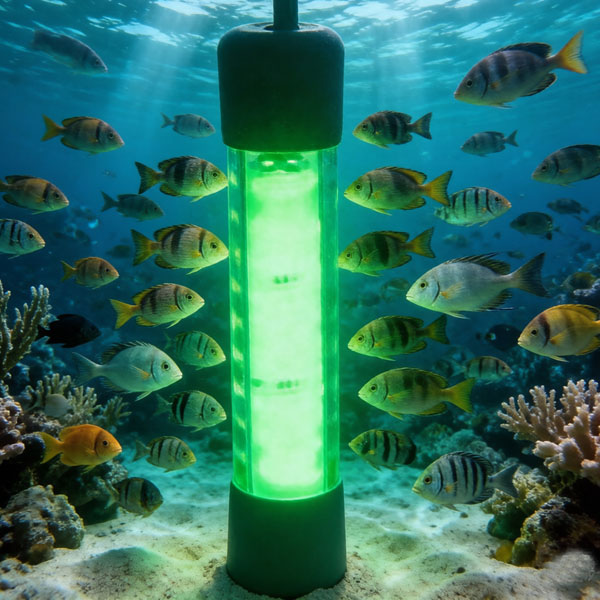 DC 12V 24V input underwater dock fishing lights green led fishing light snook lights dock RE-UW-D1