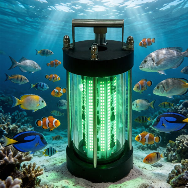 DC 24V Input fishing lights underwater battery powered fishing lights under water fish lights RE-UW-D8