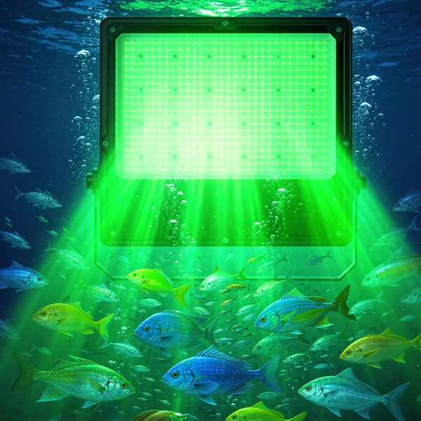 Green fishing lights for boats bass boat black lights bow fishing lights for boat RE-DK-A3 AC100-240V Input